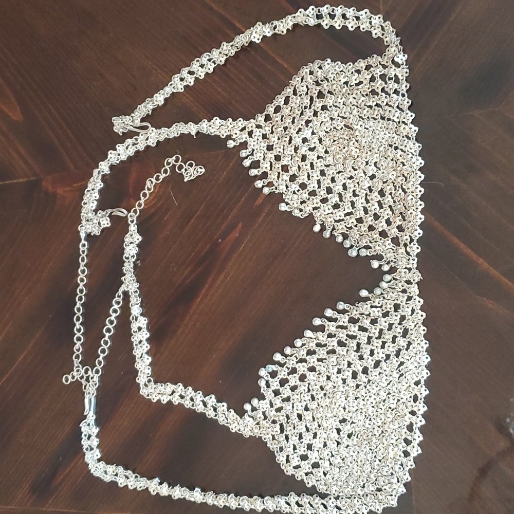 Metal Chain Mail Bra